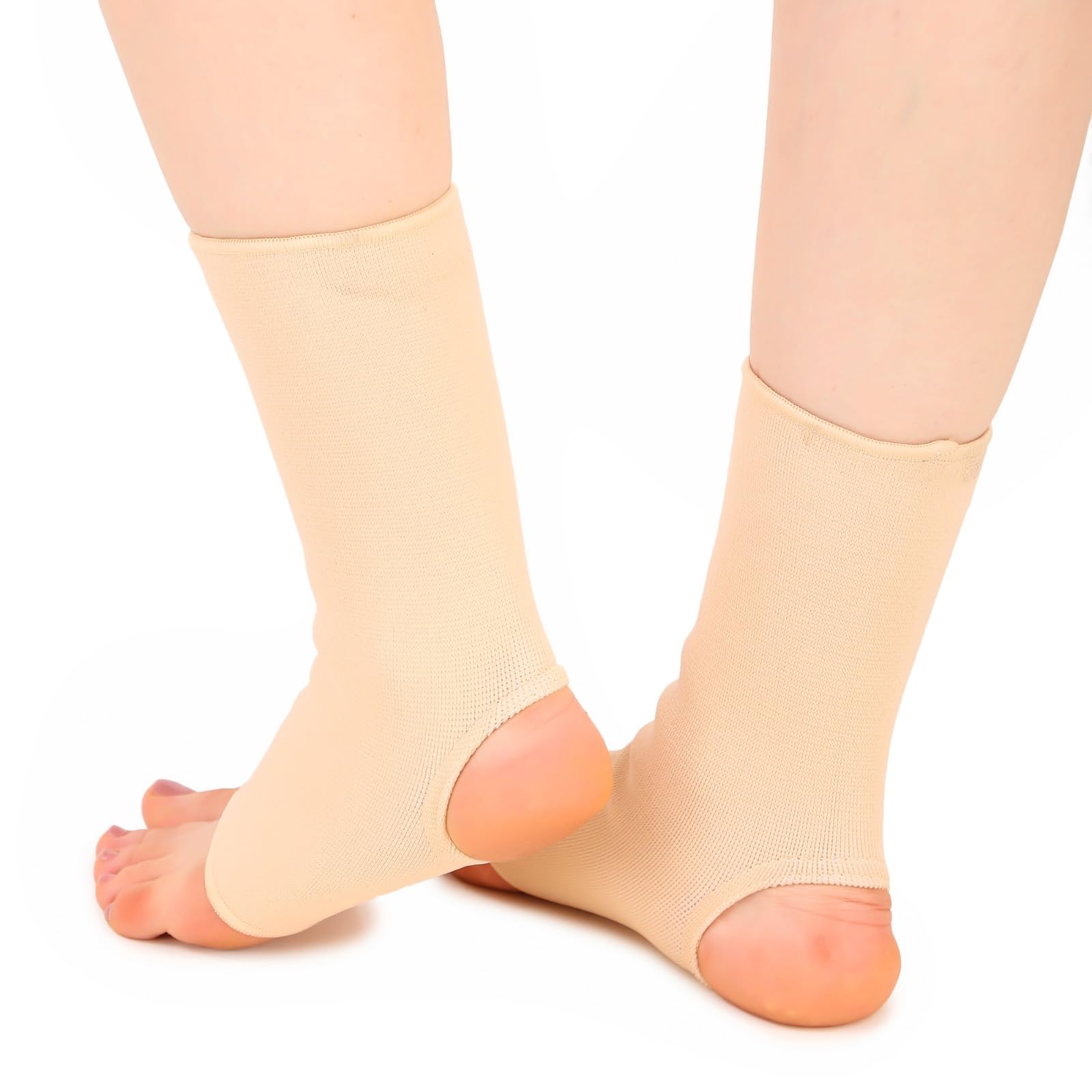 Medilink Anklet Ankle Compression Sleeve without Heel for Plantar Fasciitis, Foot Pain, Swelling Relief, Arch, Heel & Ankle Support for Sports & Recovery, Small 1