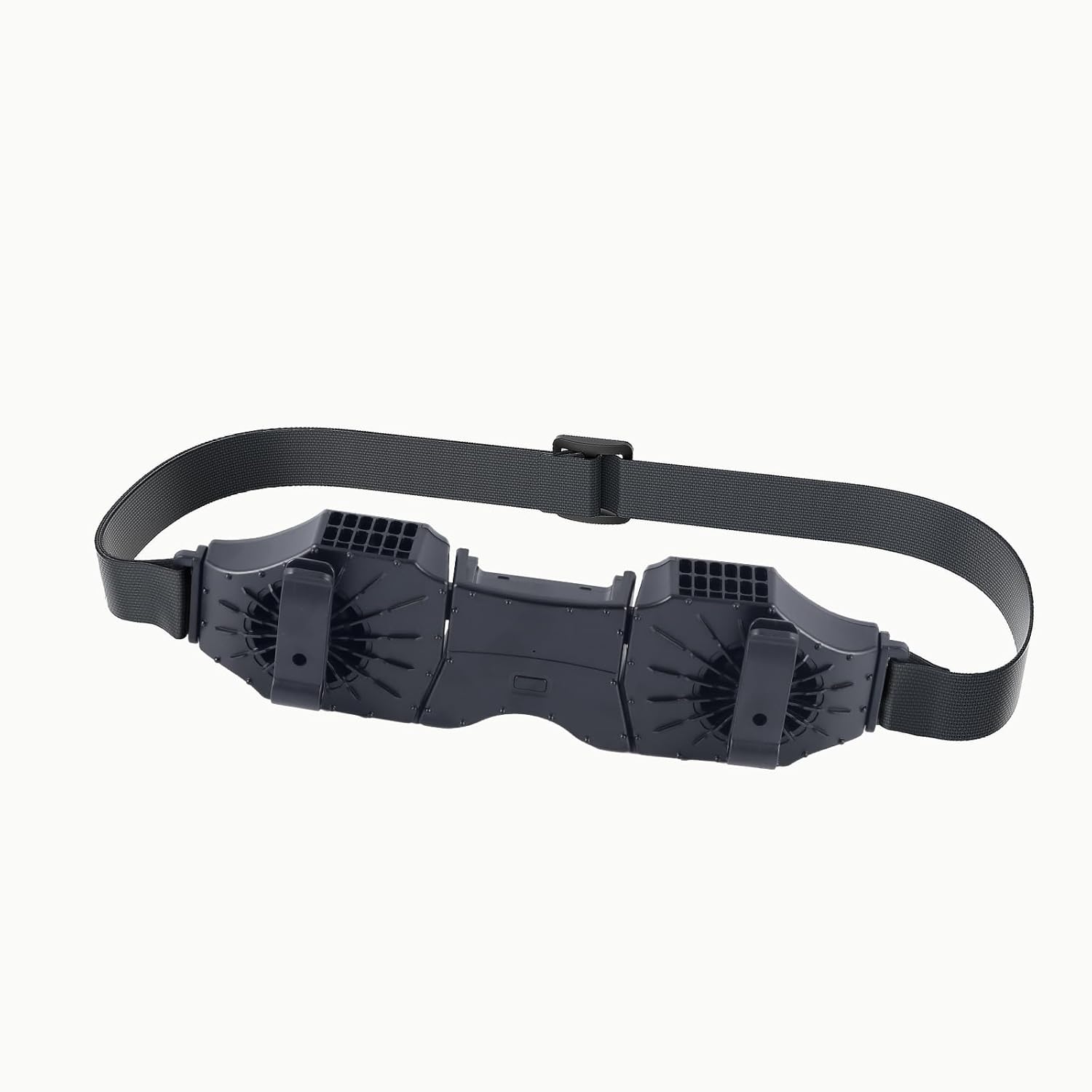 Portable Waist Fan Rechargeable, Belt Clip On Cooling Device 8000 mAh Body Wearable Personal Under Shirt Fan that Blow Cold Air for Travel/Outdoor/Farm/Camping/Hiking/Fishing (black)