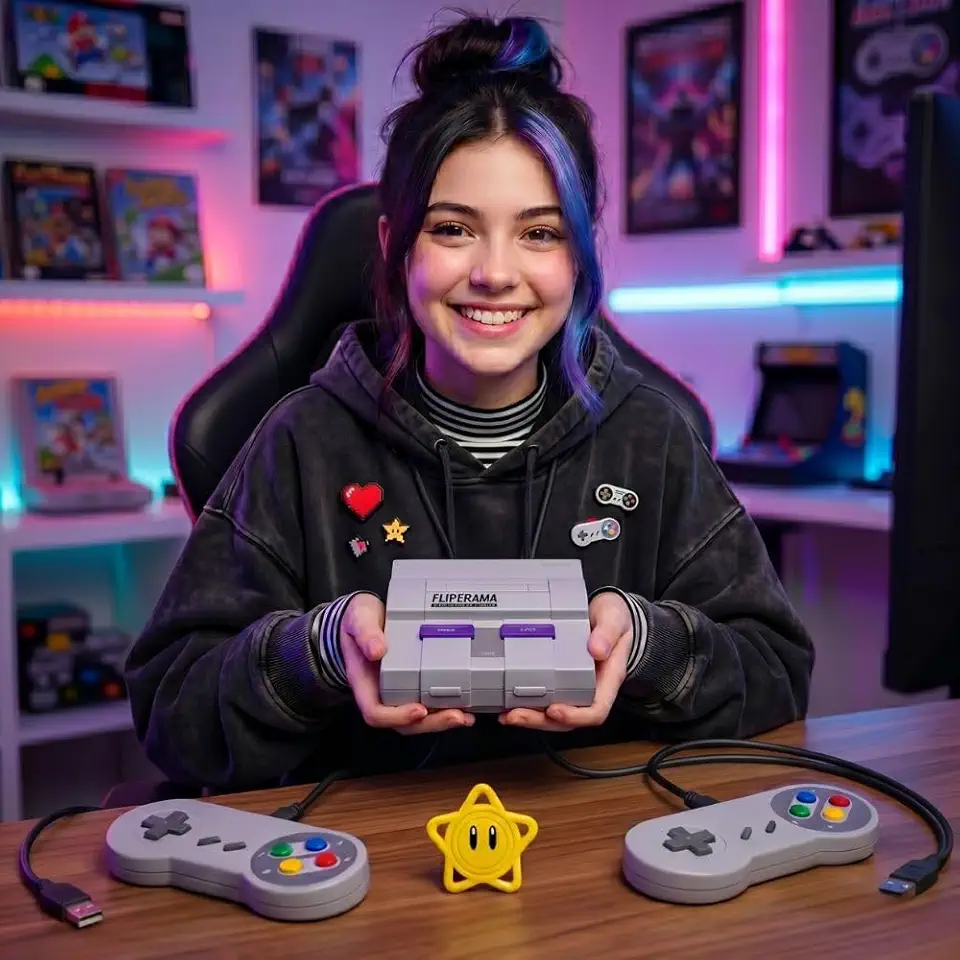 Console Retro Mini Super Nintendo 2 Controles