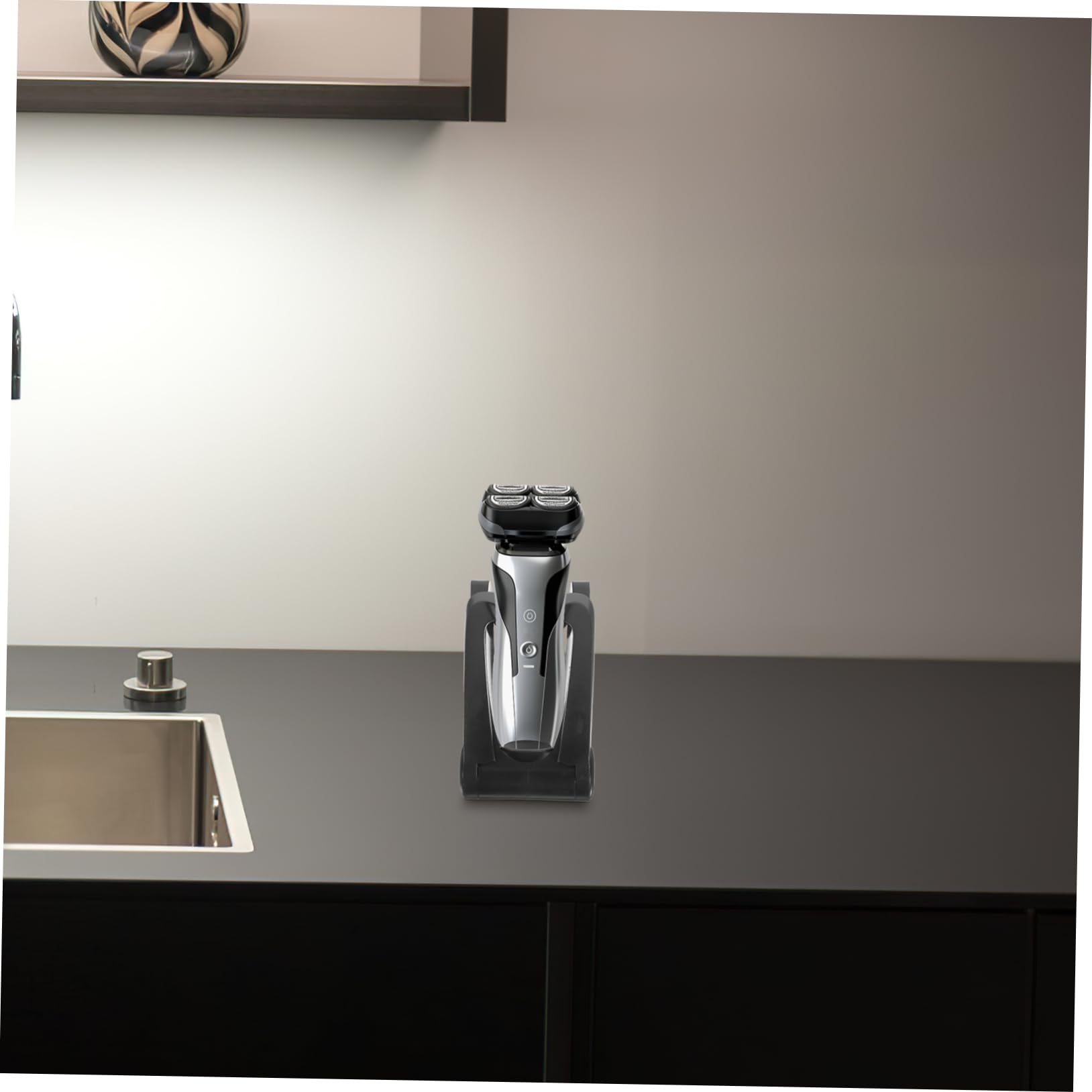 4pezzi Rasoio Stand Inossidabile Per e Comfort Per Rasoio Design Portatile Per e