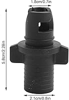 Vista 2 de Adaptador de bomba inflable Compresor Tabla de paleta Adaptador de bomba Adaptador de válvula de aire Conector para tabla de remo de barco inflable