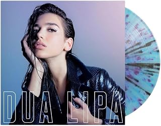Dua Lipa Exclusive Limited Black/Blue/Purple Splatter Color Vinyl LP