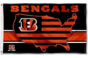 Cincinnati Bengals Nation 3' x 5' Outdoor American Country Flag