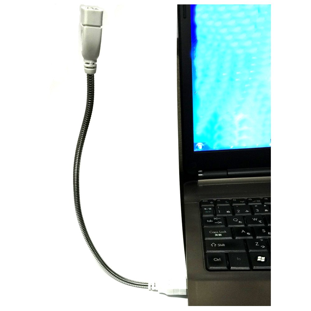 Amazon.co.jp: 給電専用 2芯 USBフレキシブル延長ケーブル 蛇腹USB