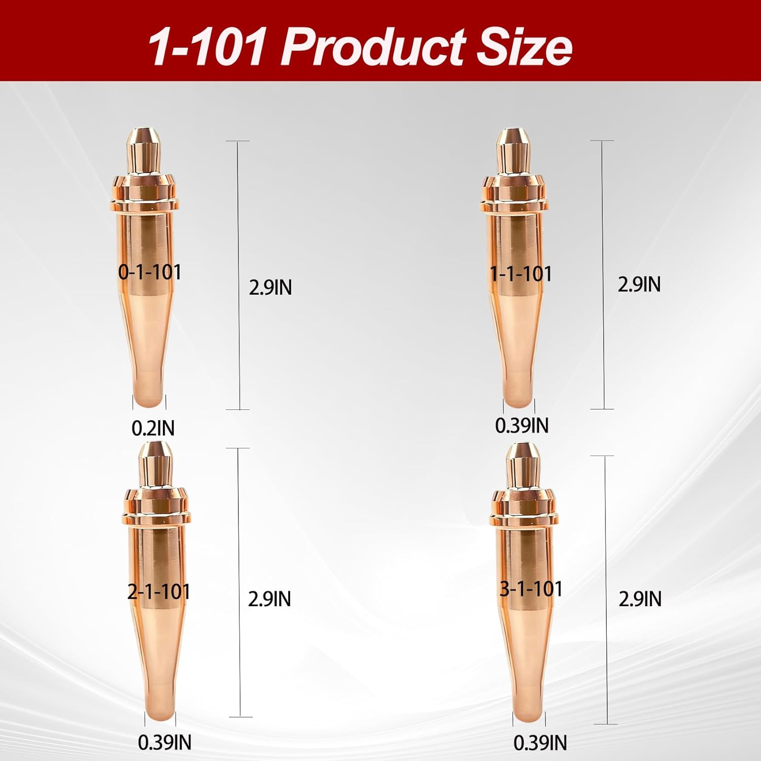 1-101 Acetylene Cutting Torch Tips for Victor Cutting Torch Kit with Torch Tip Cleaner, Cutting Torch Welding Nozzle 1-101 Series 0-1-101 1-1-101 2-1-101 3-1-101 Fits V-Style Heavy Duty Torch Tip