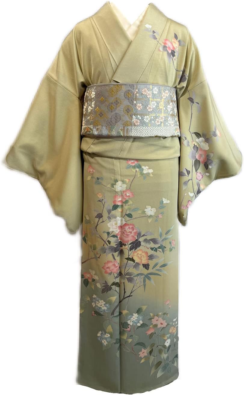 本加賀友禅 黒留袖 釜谷一二 鶉に花文様 正絹 袷 広衿 比翼付 落款入 作家物 本場加賀友禅染 礼装着物 フォーマル 仕立て上がり 身丈163cm 本加賀友禅 黒留袖 釜谷一二 鶉に花文様 正絹 袷 広衿 比翼付 落款入