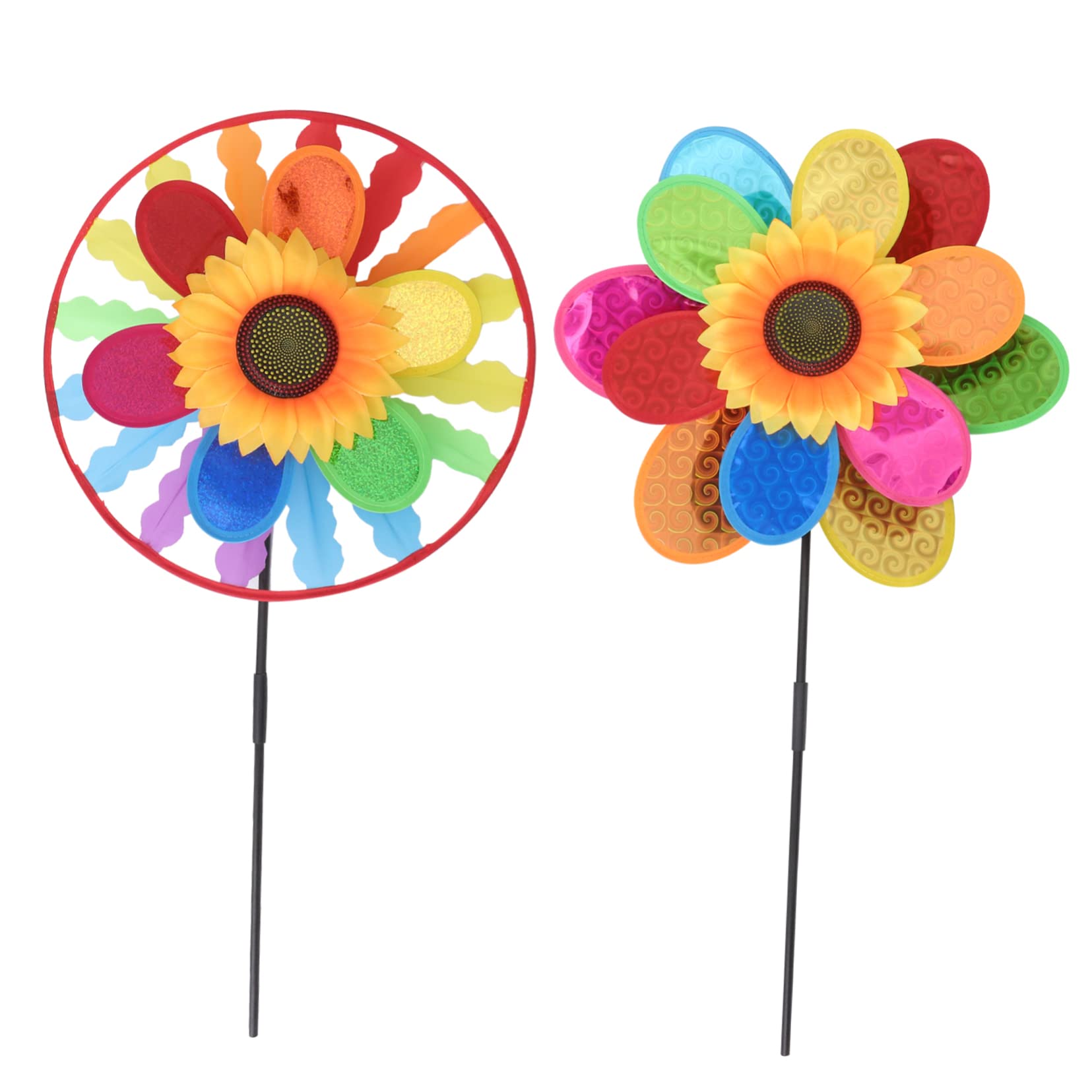 Gogogmee 4Pcs Cartoon for Outdoor Decorative Windmills Fun Garden Adornment for Parties and Festivals Spark Imagination and Joy