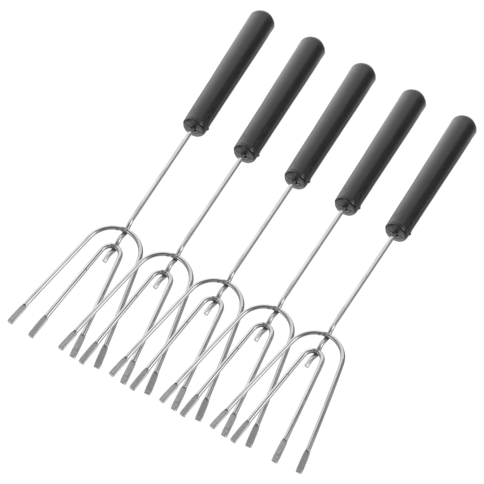 Cabilock Fondue Dipping Forks 5pcs Tool Set Chocolate Sauce Dipping Tools Cake Decorative Forks Hotel Catering