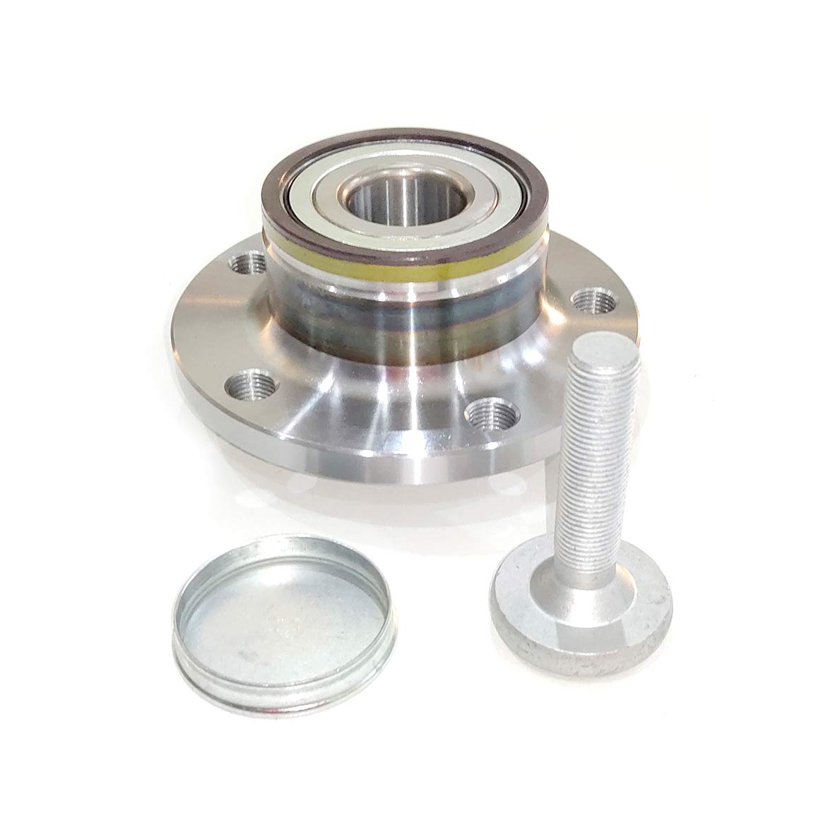 HICKS 512319 Rear Wheel Bearing Hub Assembly fit for 2012-2019 VW Passat (All Models), 2009-2017 VW CC (FWD Only), 2007-2016 VW Eos (All Models), 2009-2017 VW Tiguan (FWD Only)