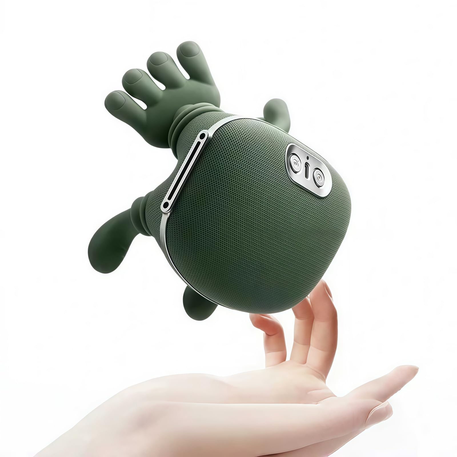 FOTFPYR Bionic Neck and Shoulder Massager with Heat, 4D Deep Tissue Shiatsu Massage Tool, Simulated Human Hand Kneading for Cervical Pain Relief,