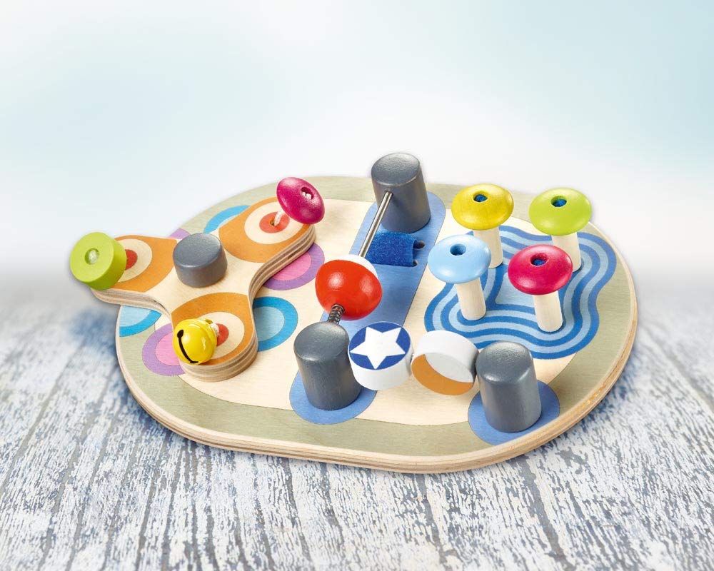 Selecta 62064 Jeu de motricité Spintivity, en bois, 20 cm