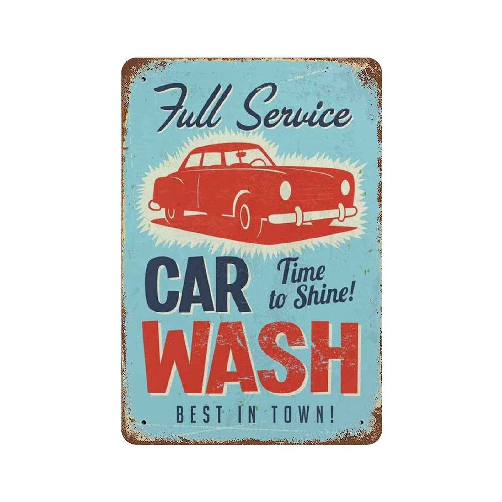 Gas Station Vintage Great Aluminum Tin Sign Wall Decor Metal Plaque Poster 7.9"x11.8"