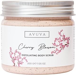 مقشر الجسم تشيري بلوسم من افوفا بوزن 200 غرامات 55 للنساء