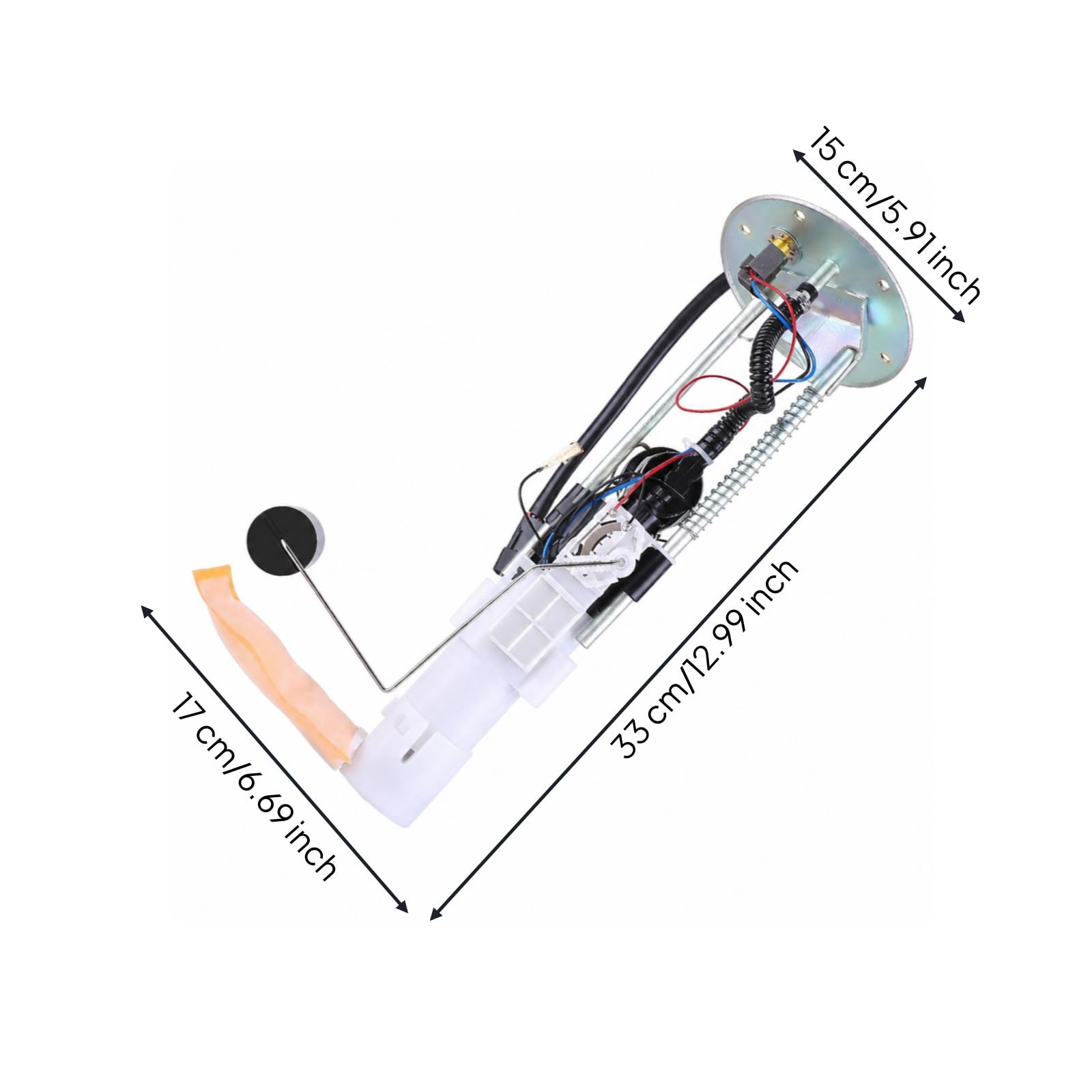 Kraftstoffpumpe Elektrische Benzinpumpe Modul Pumpe Einheit Komplett Modul mit Rundplatte mit mit für Zuverlässigen Motorlauf für Auto Werkstatt Wartung Austausch