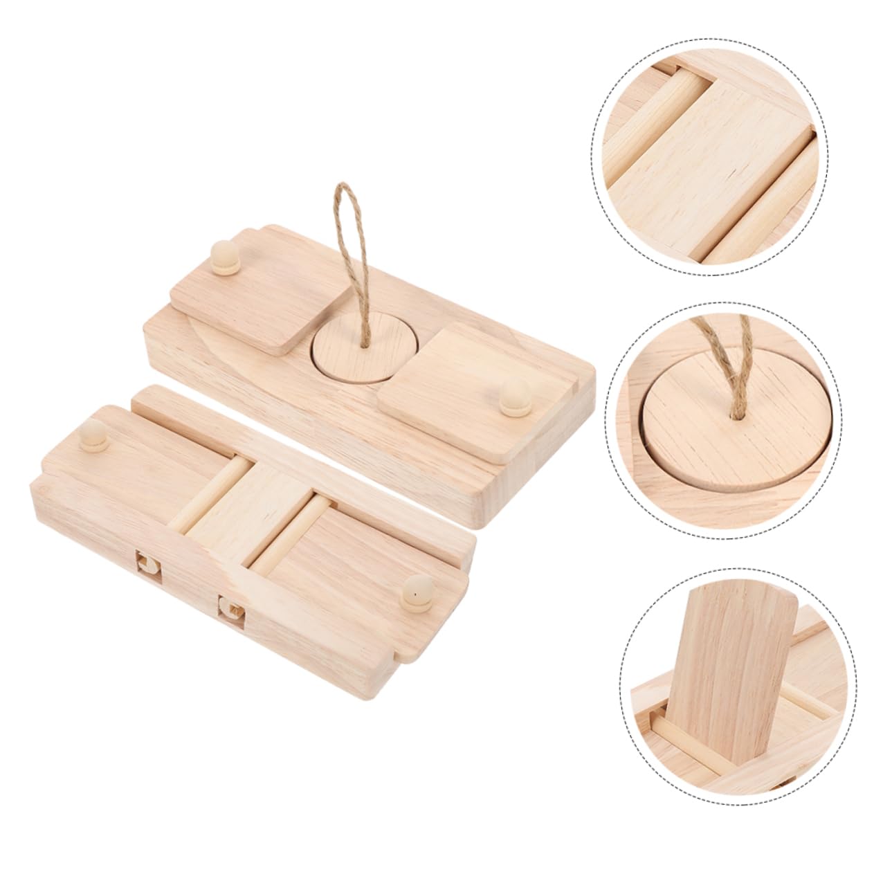 Sosoport 2stücke Hamster Spielzeug Interaktives Futterversteck Für Hamsterkäfig Fördert Und Beschäftigung Für Zwerghamster Und