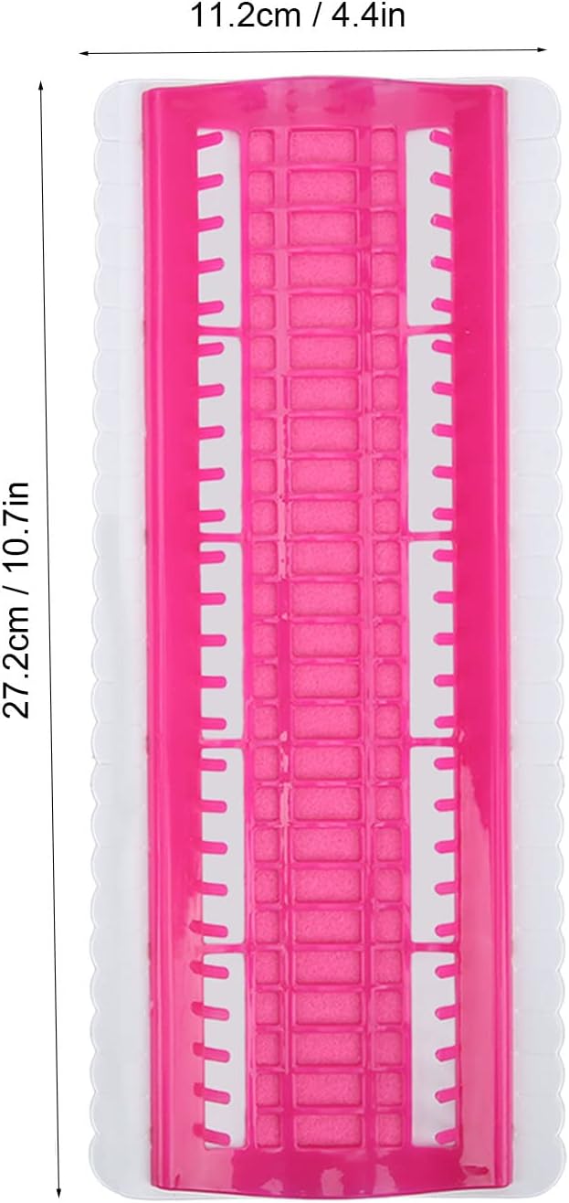 50 Positions Floss Organizer, Embroidery Thread Organizer with Replaceable Paper Card Embroidery String Holder Floss Organizers(rose red)