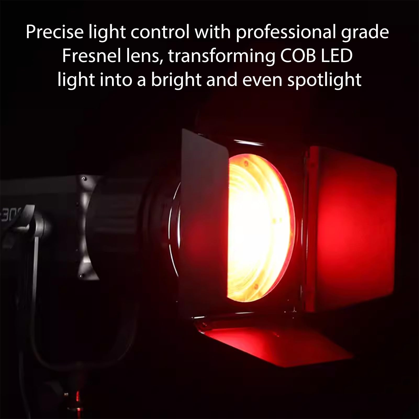 Profesjonalna Soczewka Fresnela, Regulowany Kąt świecenia od 12° do 40° z Mocowaniem Bowensa, do Lamp LED COB Fotografia Studyjna, Oświetlenie Wideo