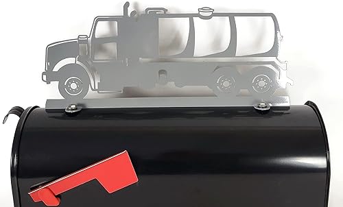 Vista 107 de Hobby, Recreation and Career Style Metal Powder Coated Mailbox Topper (Excavator, Matte Black) Negro mate,Dark Yellow,Blue,Copper,Gris-oscuro,Gloss