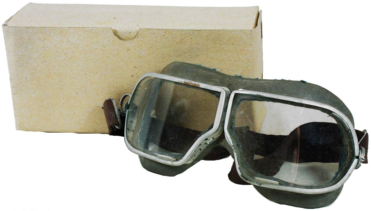 Epic Militaria Original Russian 1938 Pattern Pilot Goggles (With Box)