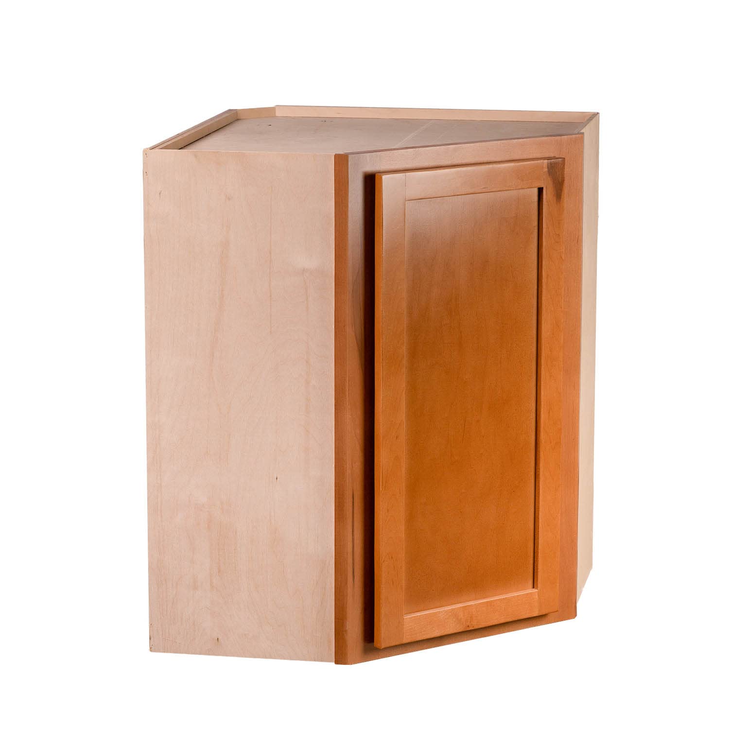 Photo 1 of Quicklock RTA (Ready-to-Assemble) | 36" Tall Wall Kitchen Cabinets - Shaker Style | 100% Hardwood | Made in America | Storage Cabinet (Provincial Stain, 12" D x 24" W x 36" H Corner) 12"D x 24"W x 36"H Corner Provincial Stain
