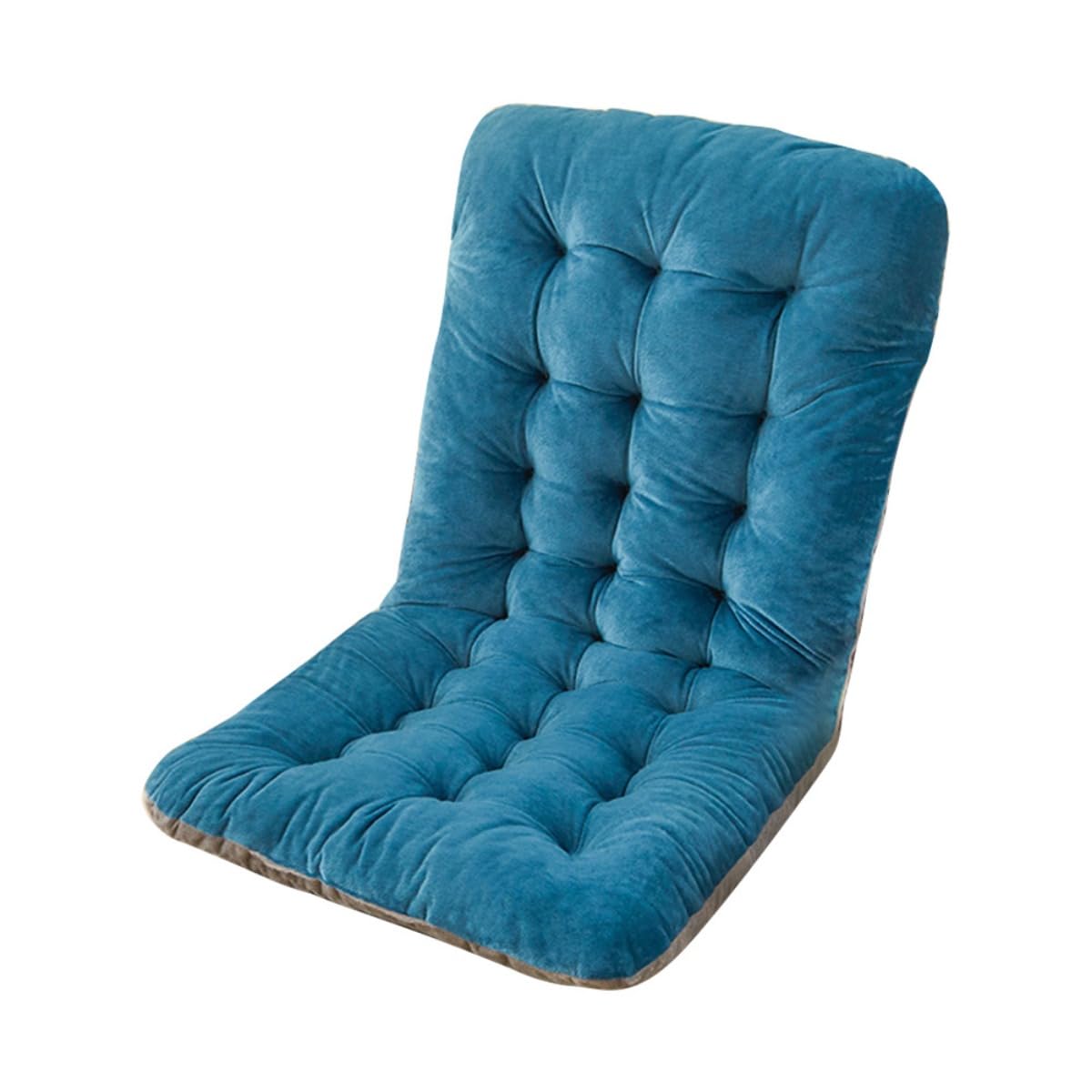 Cojín ergonómico para asiento con soporte de espalda, antideslizante, para sillas de oficina, juegos, coche, comedor y sillas de jardín, correa elástica, 45 x 85 cm