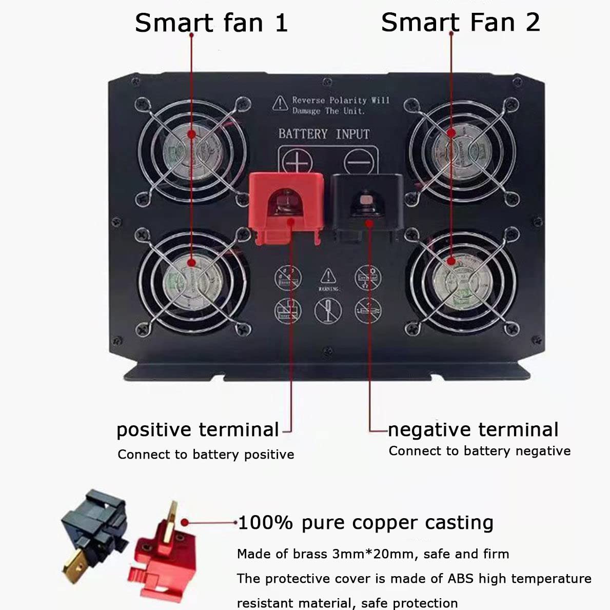 11000W czysta fala sinusoidalna falownik DC 24V/48V/60V do AC 220V przetwornica napięcia wysokowydajne przetwornice prądu stałego do lodówki, pralki, urządzenia do gotowania ryżu,48V