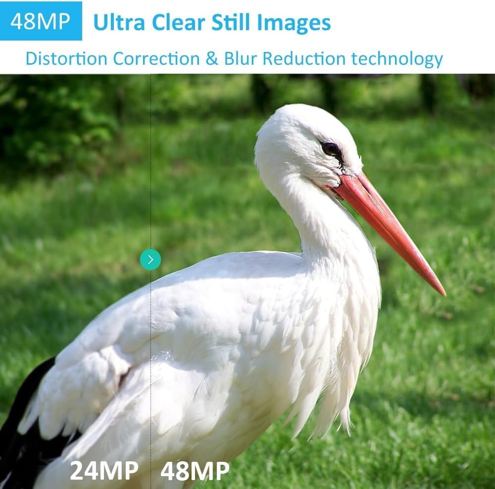 GardePro A5 Trail Camera (Non-Cellular, Non-WiFi), 48MP Photo & 1296P HD Video, 0.1s Trigger, 100ft No-Glow Night Vision, Motion Activated Wildlife Camera