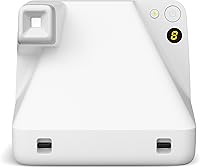 Vista 4 de Polaroid Now+ de segunda generación I-Type Cámara instantánea de película Bluetooth con control de aplicación - Blanca (9077)