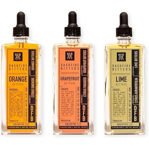 Dashfire Bitters Collection Citrus #2 | Orange, Grapefruit, and Lime Bitters | 3-Pack Set Cover
