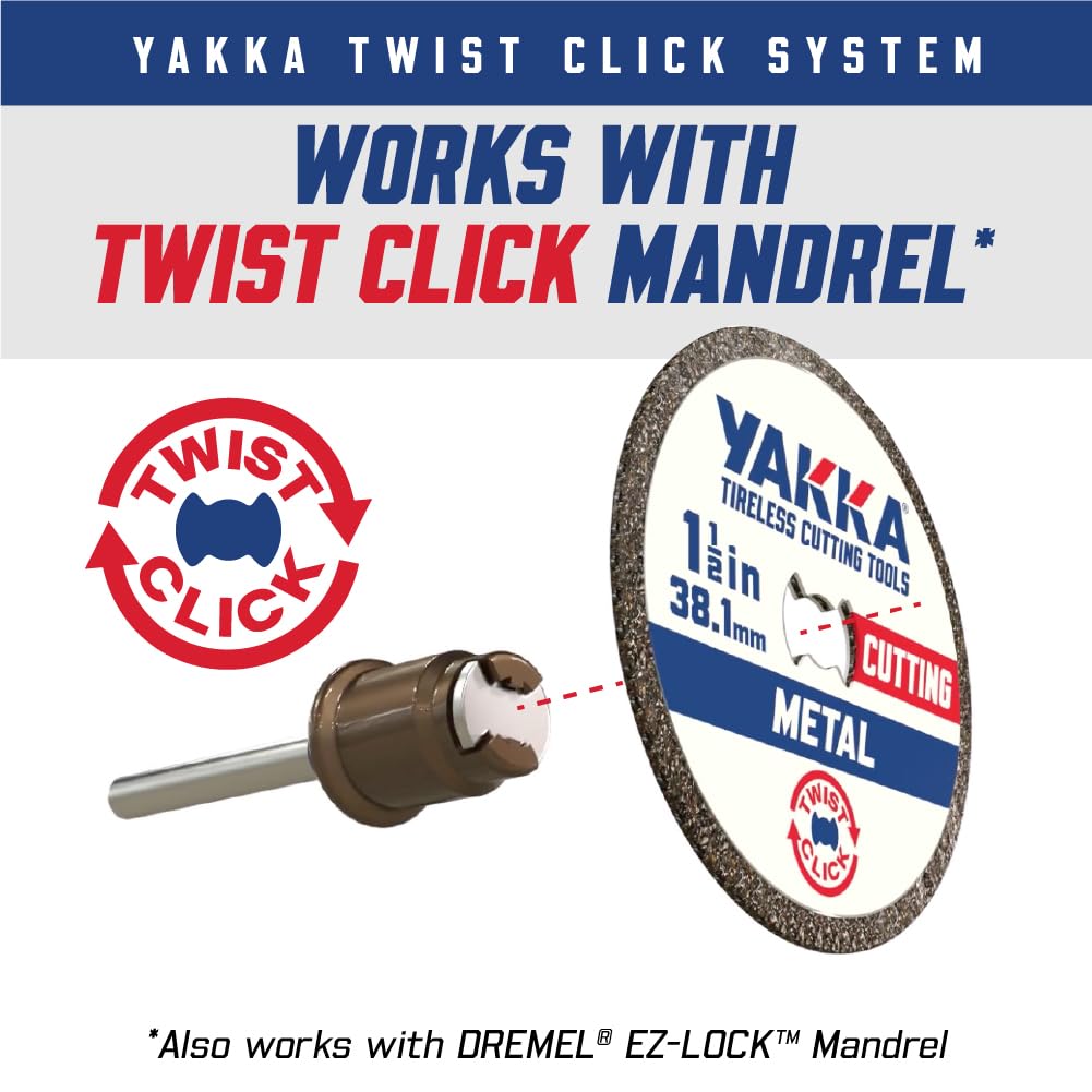 Yakka Metal Cutting Wheel - Dremel Compatible -2