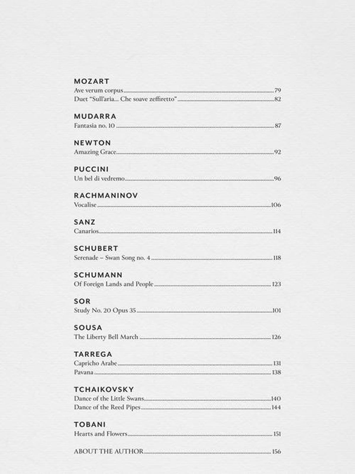 Classical Guitar Sheet Music: 32 Masterworks for Solo Guitar