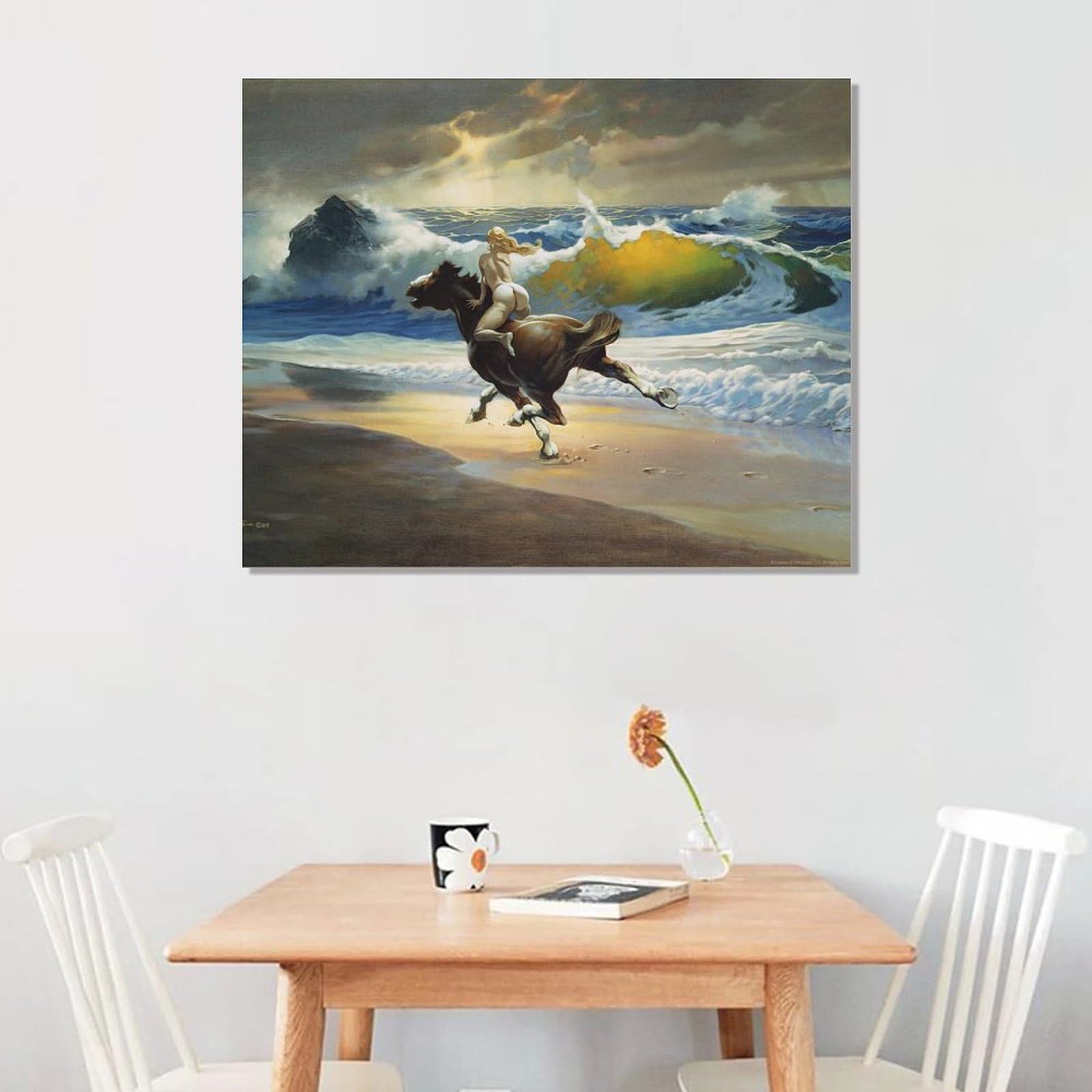 Amazon.com: Wild Ride by Frank Frazetta Artworks Picture Frame