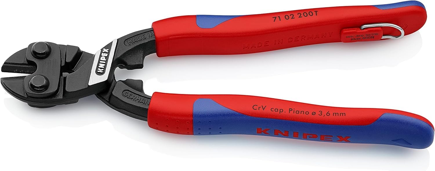 KNIPEX CoBolt Compacte boutensnijtang met kunststof bekleed 200 mm, 71 41 200