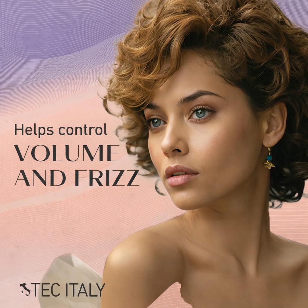 Tec Italy Metamorfosi Curl Defining Leave-In Cream 33.8 fl oz (1 L), for Wavy & Curly Hair, Anti-Frizz, Hydrating, Soft Hold, 33.81fl oz (1L)