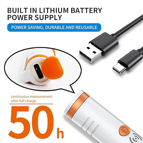 Miniatura 4 de Geiger - Detector de radiación nuclear de contador, dosímetro personal CHNADKS actualizado, monitor de radiación portátil de rayos X gamma beta,