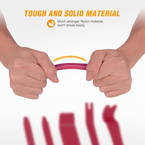 Vista 56 de GOOACC GRC-90 - Juego de 8 herramientas de eliminación de arañazos de ajuste automático, panel de tablero de audio para automóvil, kit de Azul