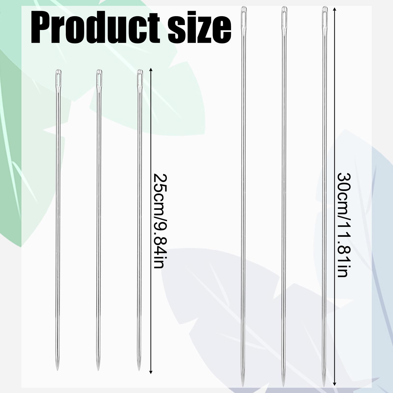6pcs 10in & 12in Professional Upholstery Needles - Image 2