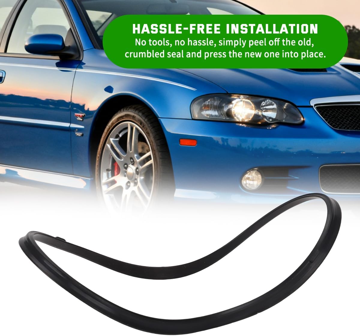 Fuel Gas Door Lid Gasket Rubber Seal for 2004 2005 2006 Pontiac GTO, Fights Rust & Leaks