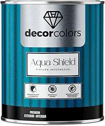 DECOR COLORS Tinta Aqua Shield Pintura Impermeável 4,3 kg - Decor Colors (Branca)