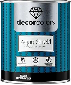 DECOR COLORS Tinta Aqua Shield Pintura Impermeável 4,3 kg - Decor Colors (Branca)
