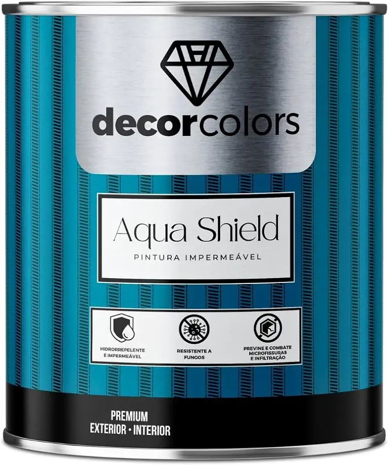DECOR COLORS Tinta Aqua Shield Pintura Impermeável 4,3 kg - Decor Colors (Hera)