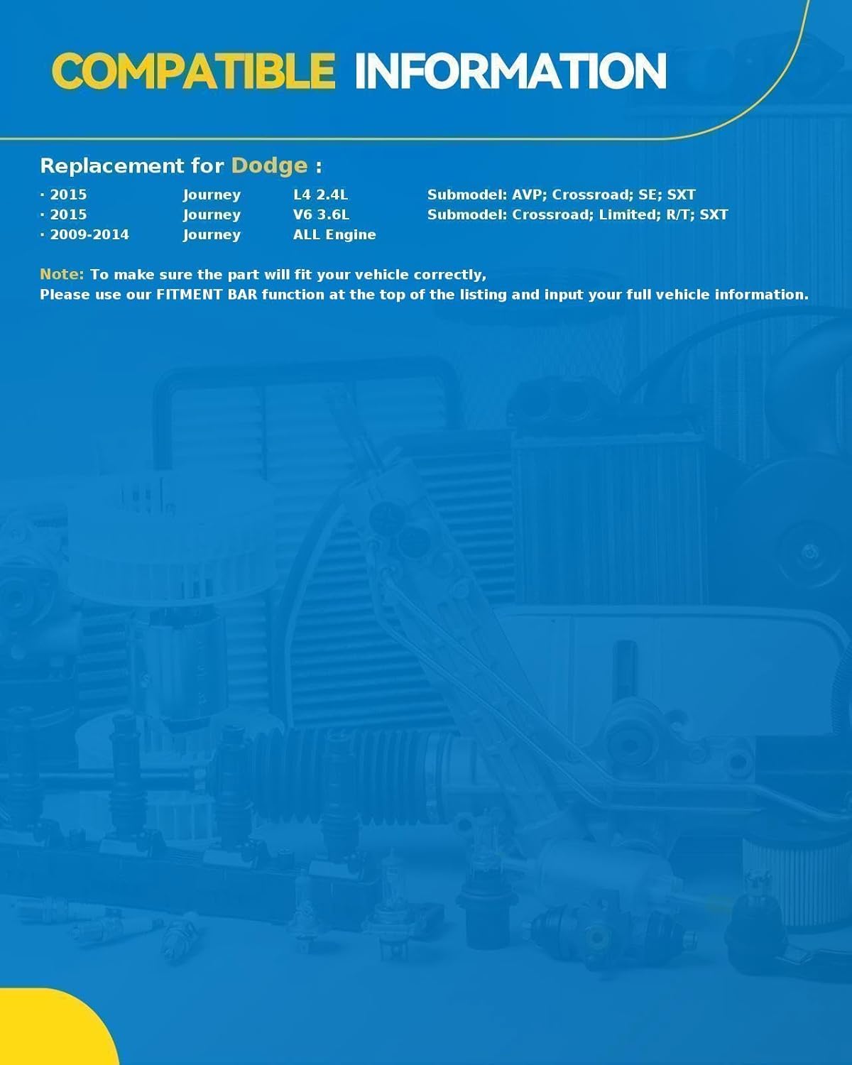 PHILTOP 6pcs Front Lower Control Arm Kit for Dodge Journey 2009-2014, Crossroad/Limited R/T SXT 2015 Suspension Kit, Sway Bar End Link+Front Lower Ball Joint