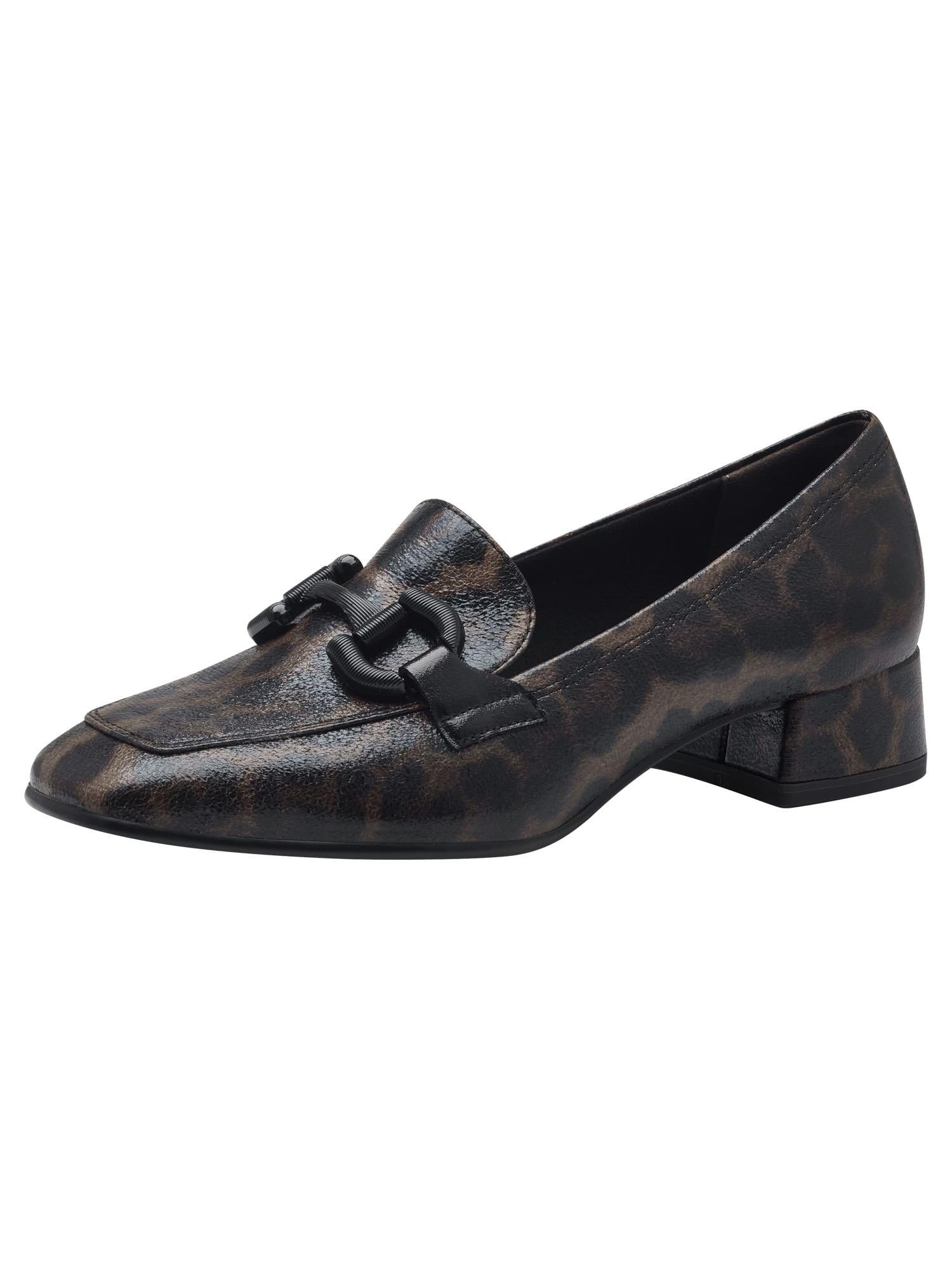 Tamaris Women's Trotteur Block Heel, Leopard, 5 UK