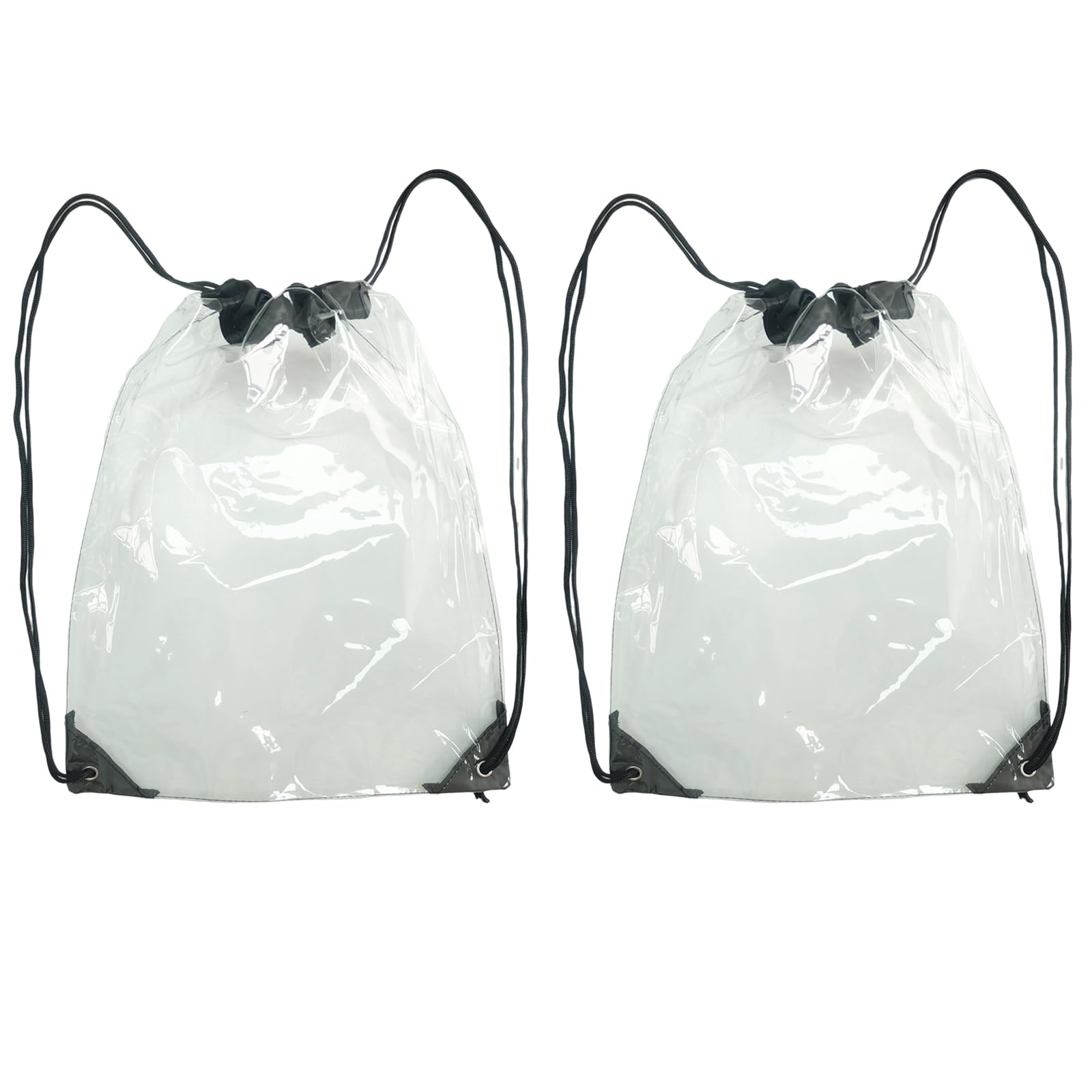 MEETTIKEY 5 Stück Schuhbeutel, Transparente Schuhbeutel Reise Mit Zugband Wasserdicht Staubdicht Shoe Organizer Für Männer Und Frauen Reisen
