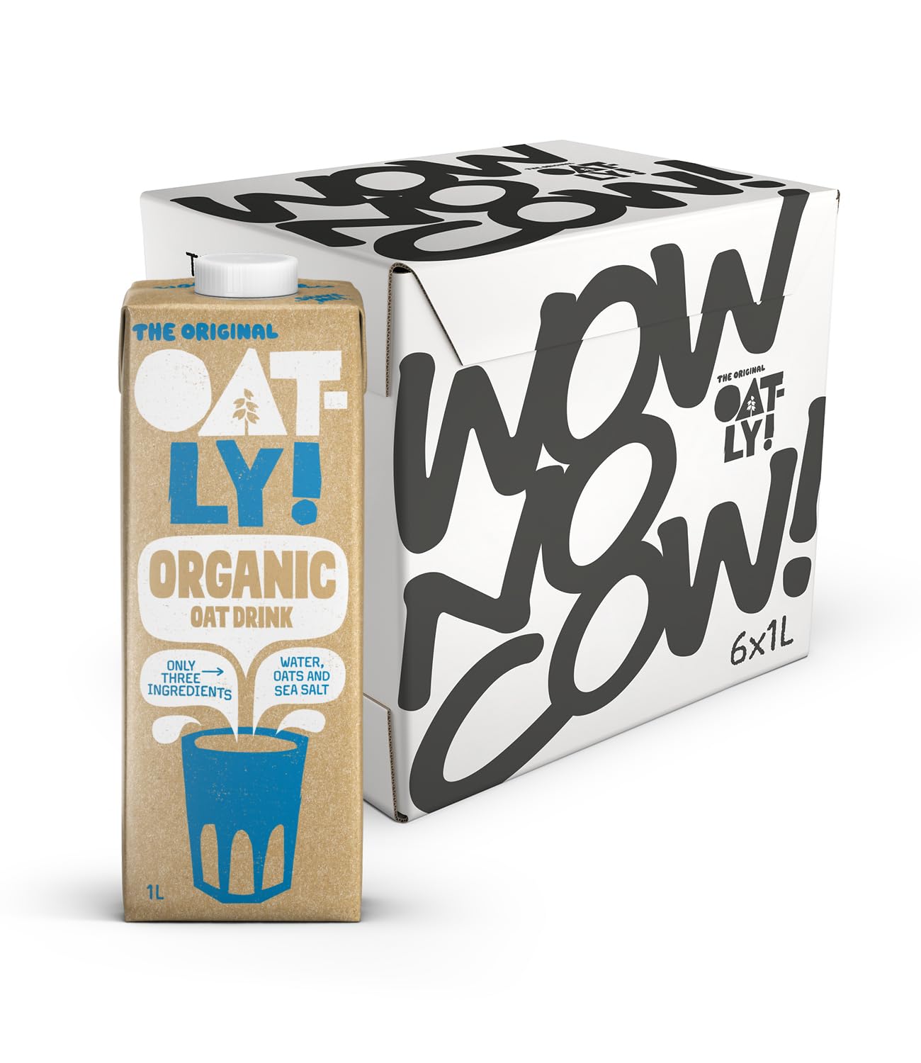 Oatly Oat Drink Organic 1 Litre (Pack of 6)