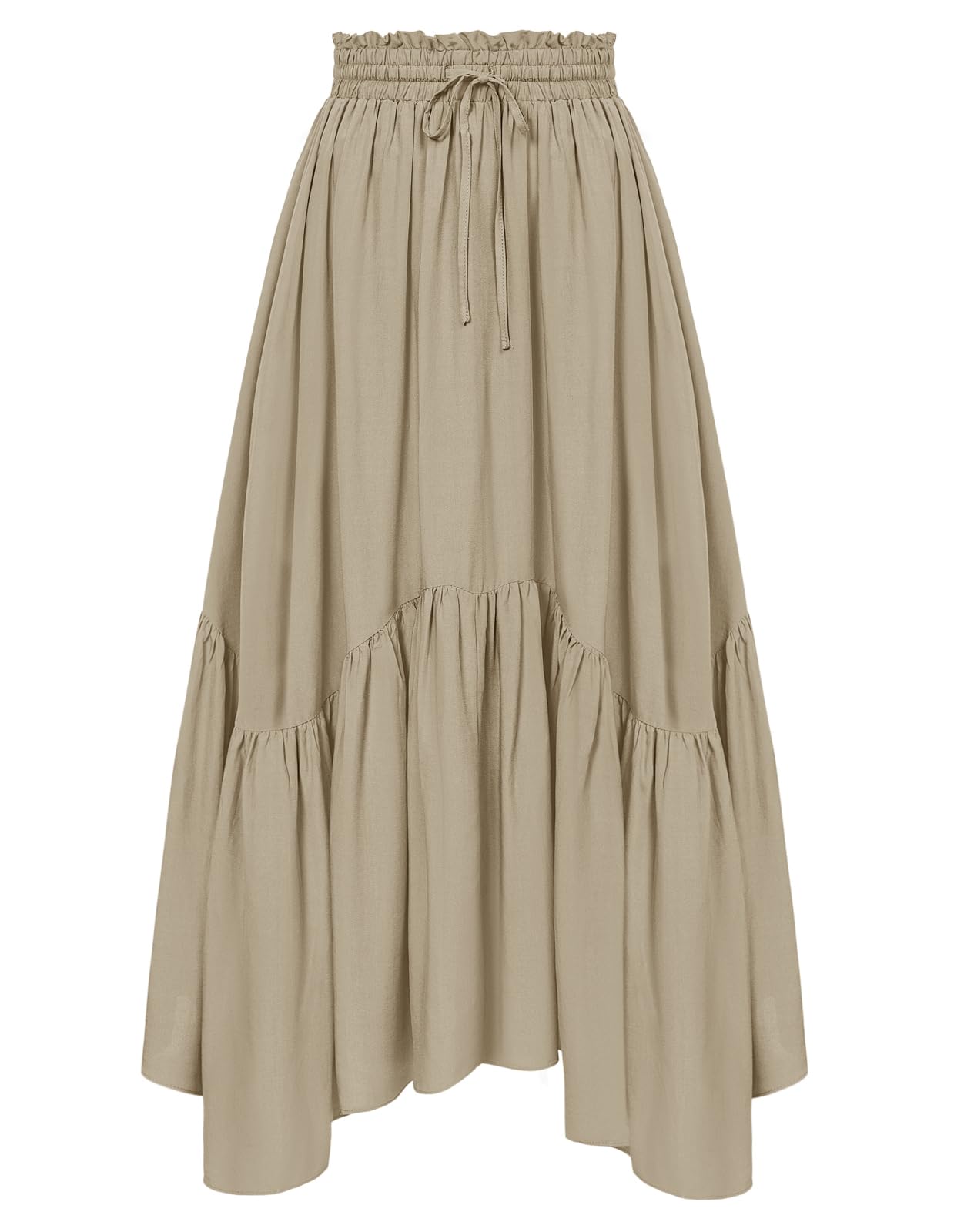 Scarlet Darkness Maxi Skirts for Women High Waist Renaissance Skirt Long Skirt with Pockets