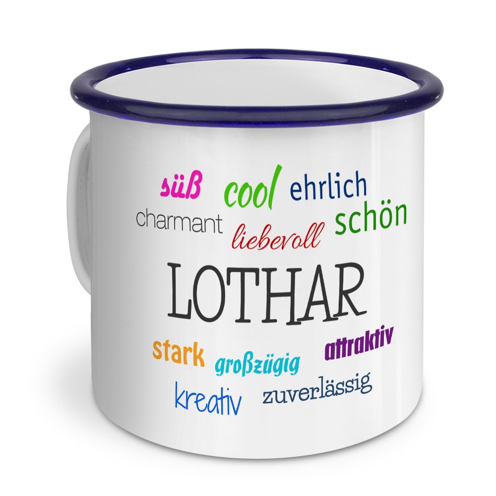 Personalisiert Tasse Mit Namen Lothar – Motiv „Alle Sagten, Das Geht Nicht…“ – 325 Ml, Spülmaschinenfest, Made In Germany