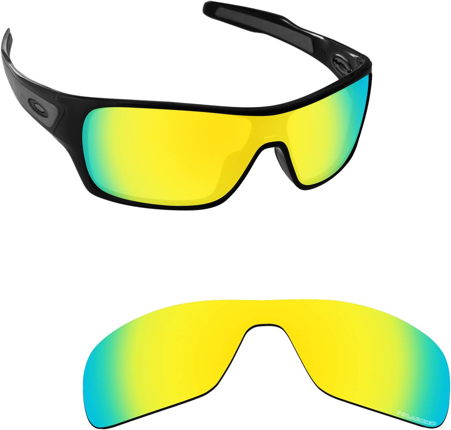 Alphax Polarized Replacement Lenses for Oakley Turbine Rotor OO9307 - Multiple Options