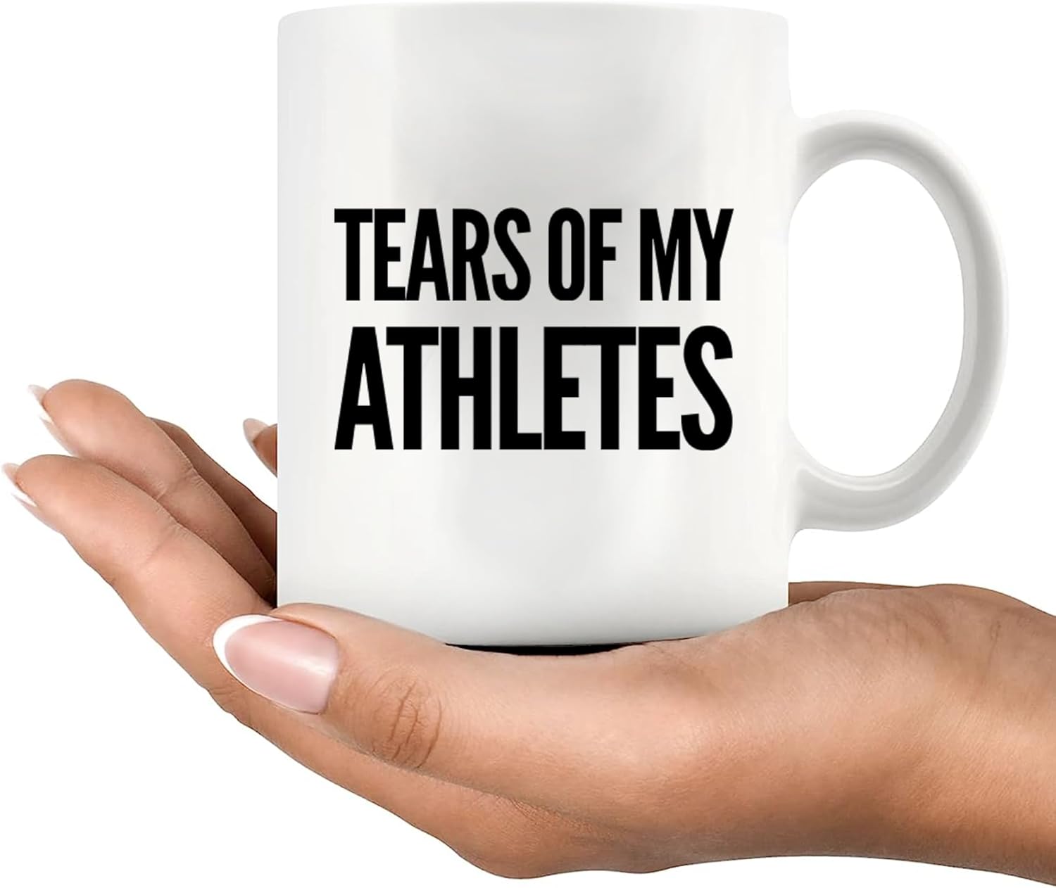 Panvola Tears of My Athletes Coach Gifts for Men Women Athletic Trainer Gifts Sports Team Manager Coffee Ceramic Mug (White, 11 oz) - Image 8