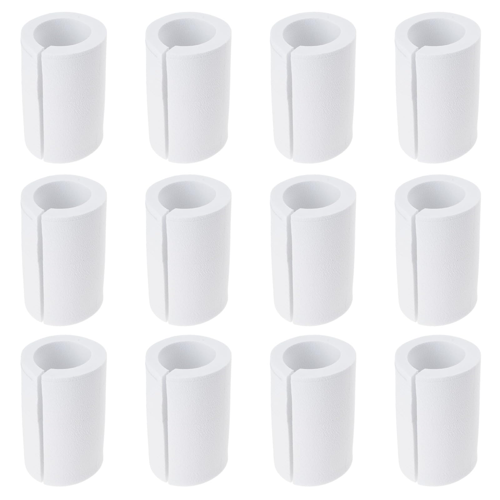 TFAOYS 12Pack EVA Foam Curtain Spacers Drapery Spacers Curtains Remain Full & Functional Fits Most Curtain Rods Rod Accessory